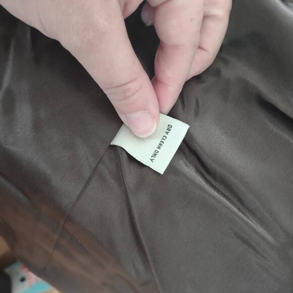 L.L.Bean Dark Plaid Wool Cashmere Jacket 14R Turkey RN71341 - Picture 13 of 14